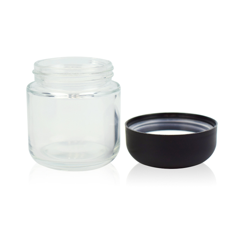 Semi arch glass jar