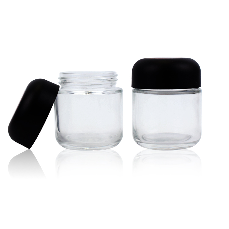Semi arch glass jar