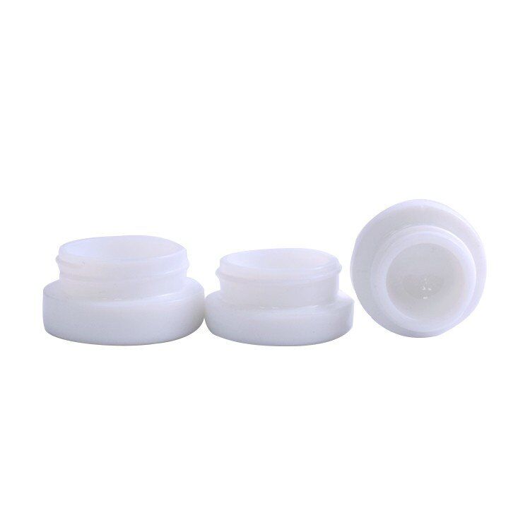 5ml New White Round Concentrate Jar