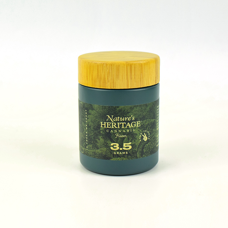 Glass Jar with Bamboo Lid