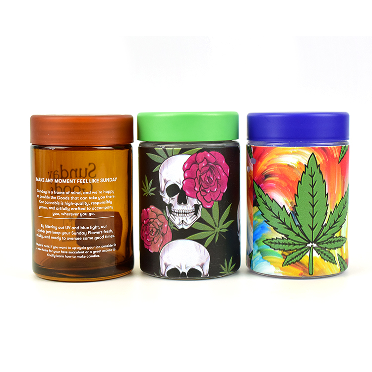 Glass jar