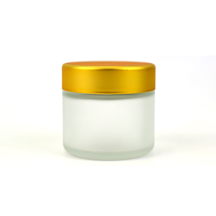 Gold lid jar