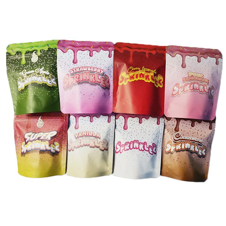 zip bag pack plastic child resistant pouch logo tobacco pouches ziplock mylar bags custom printed resealable packaging bags