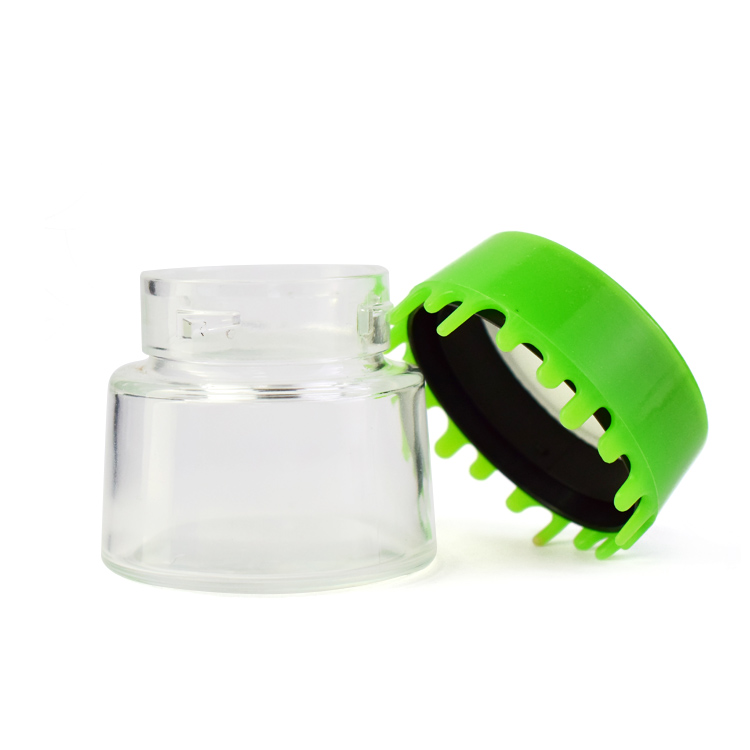 Marijuana flower packaging jar