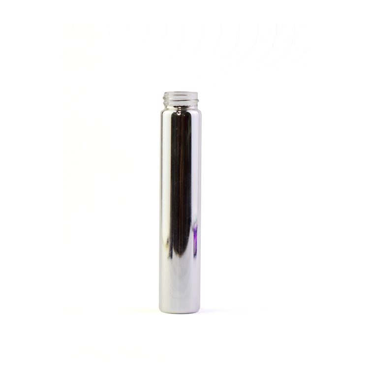 Child Resistant Electroplate Galvanizing Sliver Pre Roll Glass Tube